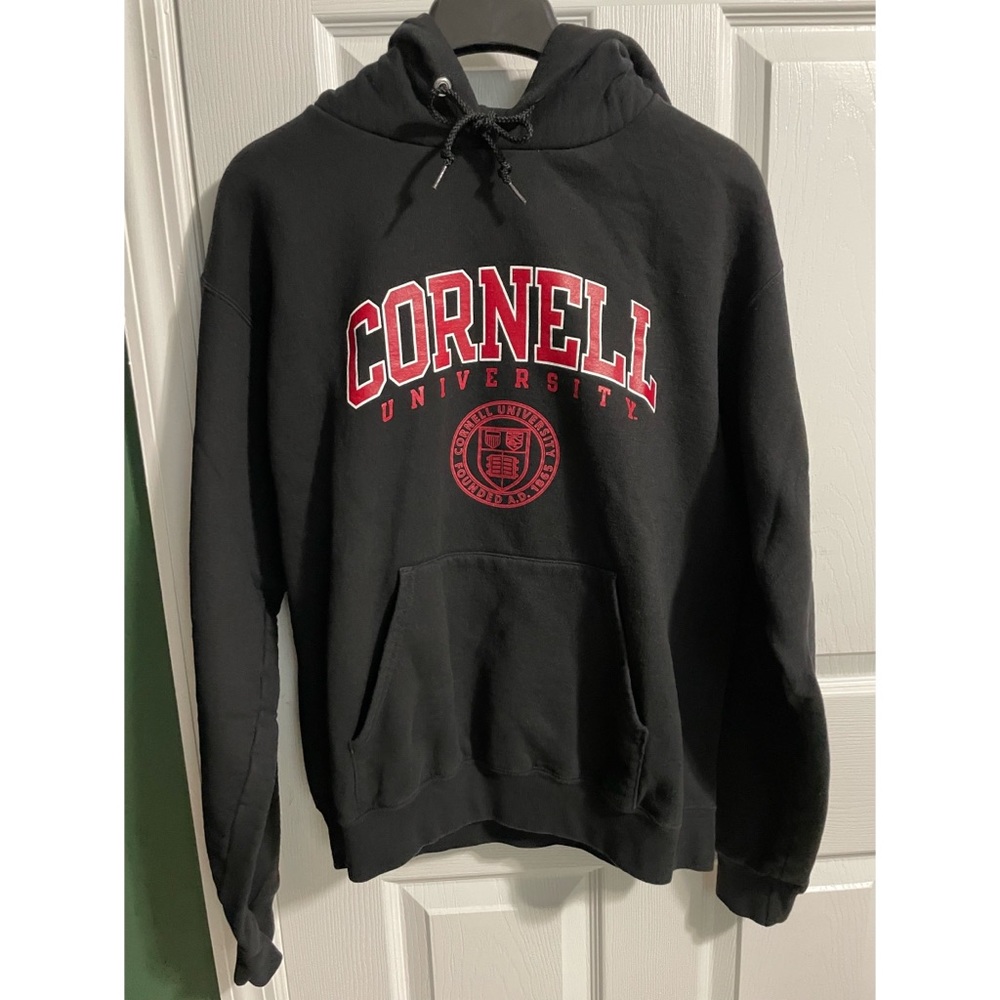 Black Cornell Champion Hoodie Size Medium